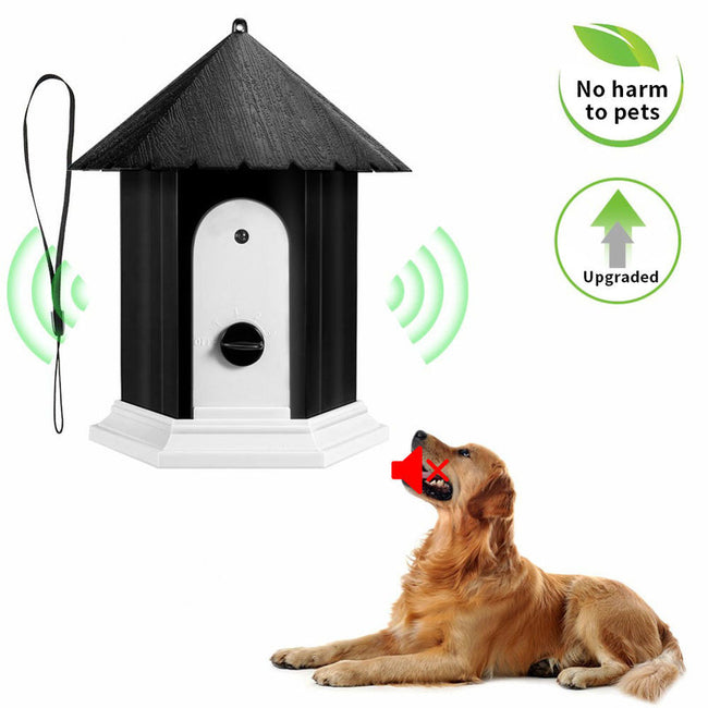 Pet Dog Ultrasonic Anti Barking Silencer   Outdoor Bark Deterrent Trainer Barking Stop