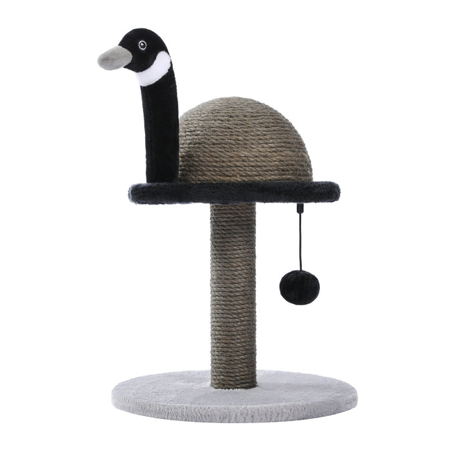 Animal Shaped Cat Scratching Post Flamingos Cute Cat Tree Tower with Sisal Rope for Indoor Cats House Furniture Climbing Frame