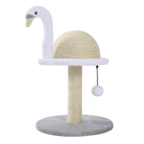 Animal Shaped Cat Scratching Post Flamingos Cute Cat Tree Tower with Sisal Rope for Indoor Cats House Furniture Climbing Frame