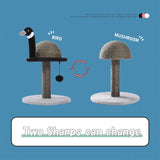 Animal Shaped Cat Scratching Post Flamingos Cute Cat Tree Tower with Sisal Rope for Indoor Cats House Furniture Climbing Frame