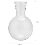 Bonsai Decor flower vase Plant Transparent Vase Wooden Frame vase decoratio Glass Tabletop Plant flower shaped bowl BATACHARLY