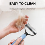 Dog Brush Pet Dog Hair Remover Cat Comb Grooming And Care Brush For matted Long Hair and Short Hair Curly Dog Supplies Pet Items BATACHARLY