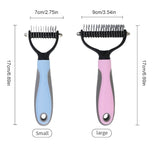 Dog Brush Pet Dog Hair Remover Cat Comb Grooming And Care Brush For matted Long Hair and Short Hair Curly Dog Supplies Pet Items BATACHARLY