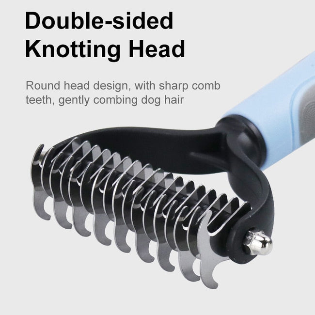 Dog Brush Pet Dog Hair Remover Cat Comb Grooming And Care Brush For matted Long Hair and Short Hair Curly Dog Supplies Pet Items BATACHARLY
