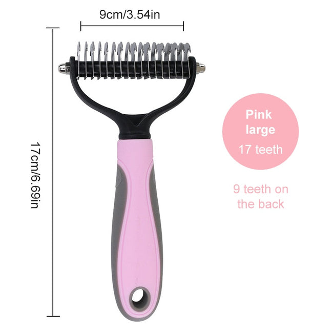 Dog Brush Pet Dog Hair Remover Cat Comb Grooming And Care Brush For matted Long Hair and Short Hair Curly Dog Supplies Pet Items BATACHARLY