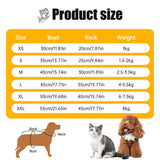 Dog Clothes Winter Warm Dog Cat Hoodies Fleece Warm Hooded Jacket Sweatshirt For Bulldog Chihuahua Puppy Cat Outfit XS-XL BATACHARLY