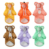 Dog Clothes Winter Warm Dog Cat Hoodies Fleece Warm Hooded Jacket Sweatshirt For Bulldog Chihuahua Puppy Cat Outfit XS-XL BATACHARLY
