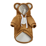 Dog Clothes Winter Warm Dog Cat Hoodies Fleece Warm Hooded Jacket Sweatshirt For Bulldog Chihuahua Puppy Cat Outfit XS-XL BATACHARLY