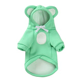 Dog Clothes Winter Warm Dog Cat Hoodies Fleece Warm Hooded Jacket Sweatshirt For Bulldog Chihuahua Puppy Cat Outfit XS-XL BATACHARLY