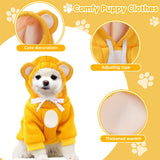 Dog Clothes Winter Warm Dog Cat Hoodies Fleece Warm Hooded Jacket Sweatshirt For Bulldog Chihuahua Puppy Cat Outfit XS-XL BATACHARLY