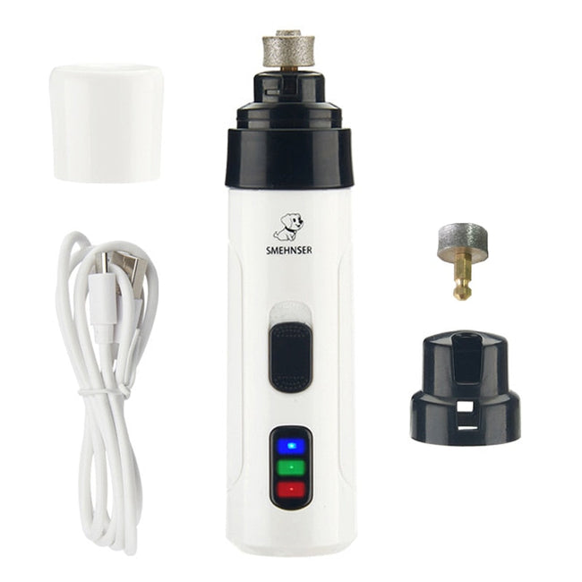 Electric Dog Nail Clippers for Dog Nail Grinders Rechargeable USB Charging Pet Quiet Cat Paws Nail Grooming Trimmer Tools BATACHARLY