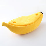 Funny Banana Cat Bed House Cute Cozy Cat Mat Beds Warm Durable Portable Pet Basket Kennel Dog Cushion Cat Supplies Multicolor BATACHARLY