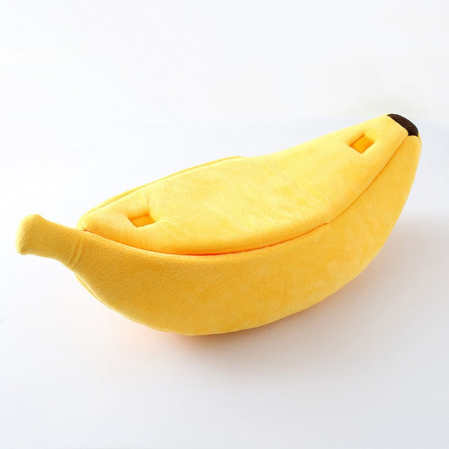 Funny Banana Cat Bed House Cute Cozy Cat Mat Beds Warm Durable Portable Pet Basket Kennel Dog Cushion Cat Supplies Multicolor BATACHARLY