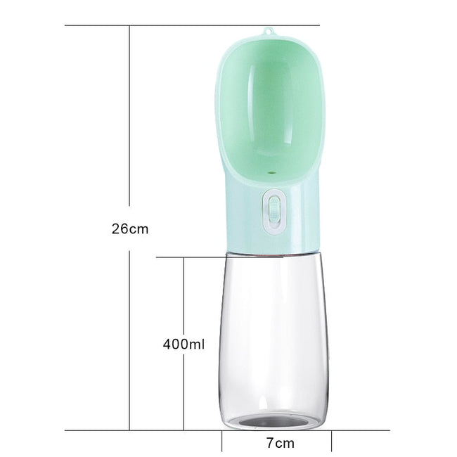 HOOPET Pet Dog Water Bottle Feeder Bowl Portable Water Food Bottle Pets Outdoor Travel Drinking Dog Bowls Water Bowl for Dogs BATACHARLY
