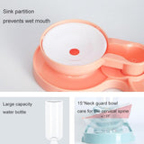 3-in-1 Cat Bowl Feeder Pet Dog Drinker Feeder Food Dispenser  Automatic Drinking Bowls Container For Food Water Bowl For Cats