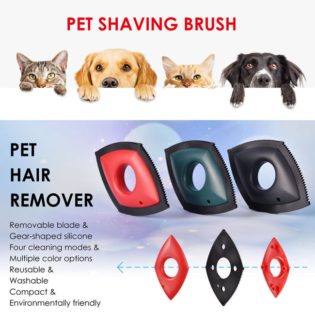 Pet Hair Remover Cat Fur Cleaning Device Carpet Sofa Car Detail Scraper Dog Lint Removal Silicone Dog Cat Fur Removal Brush