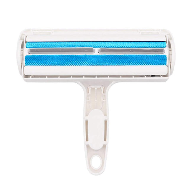 Pet Hair Roller Remover Lint Brush, 2-Way Dog Cat Comb Tool, Convenient Cleaning Brush Base, Home Furniture Sofa Clothes