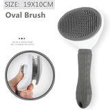 Pet Dog Hair Brush Cat Comb Grooming And Care Cat Brush Stainless Steel Comb For Long Hair Dogs Cleaning Pets Dogs Accessories BATACHARLY