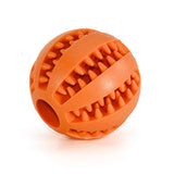 Pet Dog Toy Interactive Rubber Balls for Small Large Dogs Puppy Cat Chewing Toys Pet Tooth Cleaning Indestructible Dog Food Ball BATACHARLY
