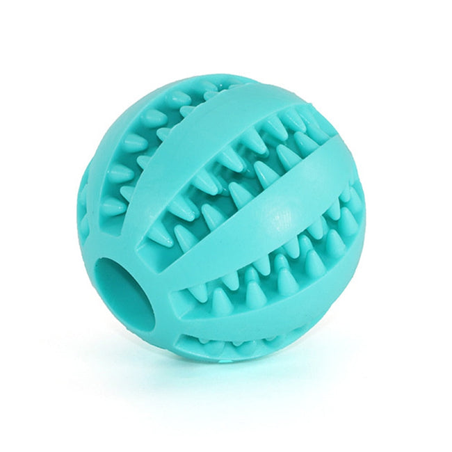 Pet Dog Toy Interactive Rubber Balls for Small Large Dogs Puppy Cat Chewing Toys Pet Tooth Cleaning Indestructible Dog Food Ball BATACHARLY