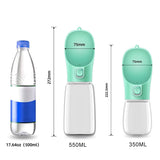Portable Dog Water Bottle For Small Large Dogs Bowl Outdoor Walking Puppy Pet Travel Water Bottle Cat Drinking Bowl Dog Supplies BATACHARLY