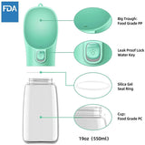 Portable Dog Water Bottle For Small Large Dogs Bowl Outdoor Walking Puppy Pet Travel Water Bottle Cat Drinking Bowl Dog Supplies BATACHARLY