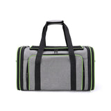 Soft Portable Pet Carrier Bag Breathable Dog Backpack With Mesh Window Outdoor Travel Expandable Cats Handbag Safety Zippers