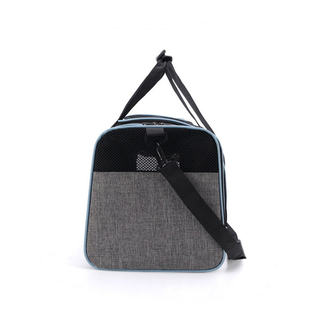 Soft Portable Pet Carrier Bag Breathable Dog Backpack With Mesh Window Outdoor Travel Expandable Cats Handbag Safety Zippers