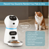Smart Automatic Pet Feeder With Voice Record Stainless Steel LCD Screen Timer For Dog Food Bowl Cat Food Dispenser Pet Supplies BATACHARLY
