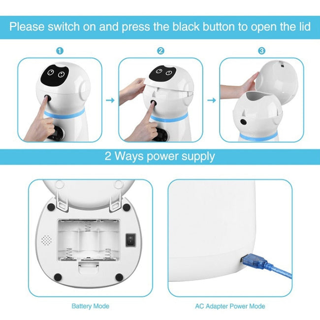 Smart Automatic Pet Feeder With Voice Record Stainless Steel LCD Screen Timer For Dog Food Bowl Cat Food Dispenser Pet Supplies BATACHARLY