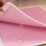 Waterproof Pet Cat Litter Mat Foldable EVA Double-Layer Cats Mat Bottom Non-slip Pet Litter Cat Mat Layer Pet Litter Catcher Mat BATACHARLY