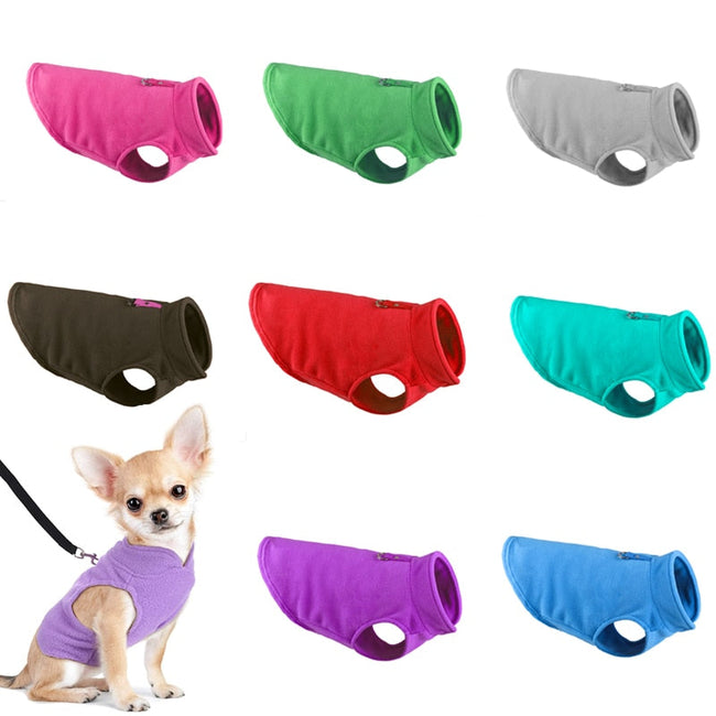 Winter Soft Fleece Pet Dog Clothes Puppy Clothing French Bulldog Coat Pug Costumes Jacket For Small Dogs Chihuahua Vest Yorks BATACHARLY