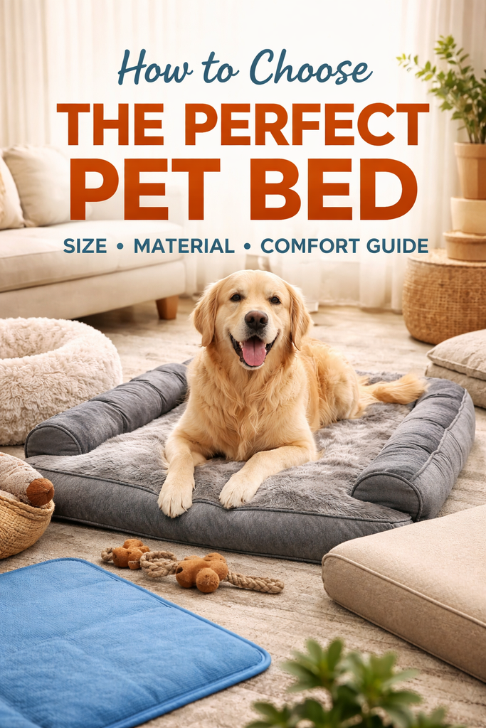 How to Choose the Perfect Pet Bed for Your Dog (Size, Material & Comfort Guide)