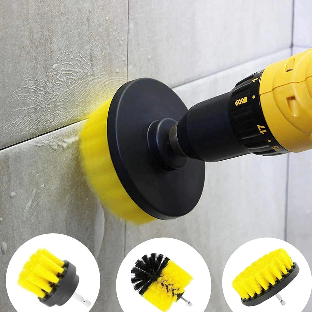 Elevate Your Cleaning Game with the 4/13pcs Disc Brush and Electric Drill Brush Set