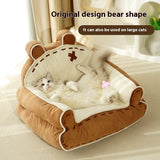 Lesser Panda Kennel Four Seasons Universal Cat Bed Warm-keeping And Cold-proof