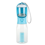 Portable Cat Dog Water Bottle Food Feeder Drinker Poop Dispenser 3 In 1 Leak-proof Multifunctional Dog Water Bottle Pet Products