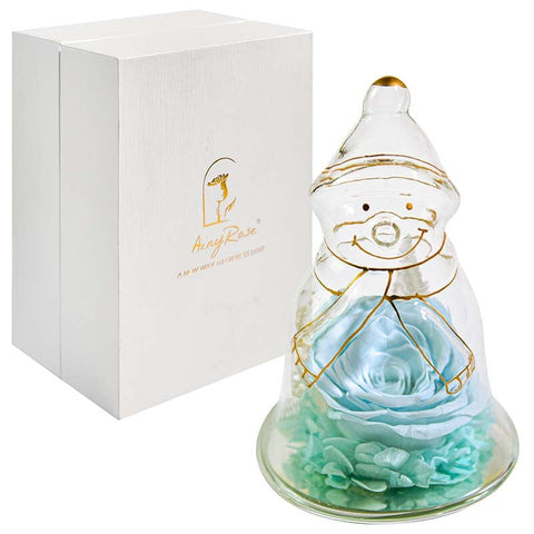 Angel Gifts for Mom Preserved Roses In Glass Forever Eternal Rose Flowers Wedding Birthday Anniversary Mothers Day Gifts for Her
