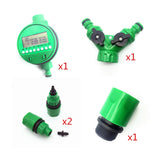 1 set (5Pcs) Automatic irrigation Watering digital timer Y Connector 3/4 External threadquick connector for 4/7 or 8/11mm hose BATACHARLY