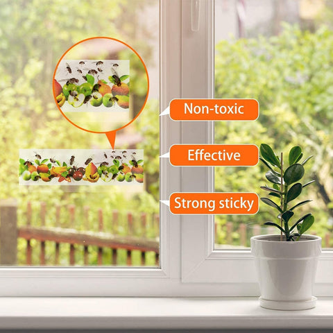 10pcs Strong Flies Traps Bugs Fly Glue Sticky Board Catching Insects Killer Pest Control Window Stickers For Flies Traps BATACHARLY