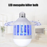 15W LED Insect Killer Lighting Fly Bug Zapper Bulb Mute Pest Control Mosquito Repellent Lamp For Home Bedroom Mosquito Killer BATACHARLY