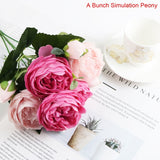 1PC Artificial Flowers Real Touch Artificial Moth Orchid Butterfly Orchid for new House Home Wedding Festival Decoration BATACHARLY