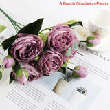 1PC Artificial Flowers Real Touch Artificial Moth Orchid Butterfly Orchid for new House Home Wedding Festival Decoration BATACHARLY