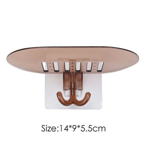 1PC Bathroom Soap Holder Tray Shower Soap Box Dish Storage Plate Holder Case Bathroom Box Shelf Wall Dishes Bathroom Product BATACHARLY