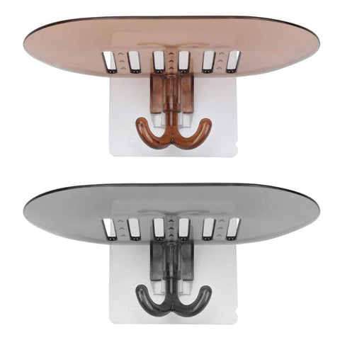 1PC Bathroom Soap Holder Tray Shower Soap Box Dish Storage Plate Holder Case Bathroom Box Shelf Wall Dishes Bathroom Product BATACHARLY