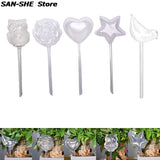 1Pc Plant Flowers Water Feeder Automatic Self Watering Devices Bird Star Heart Design Plant Waterer BATACHARLY