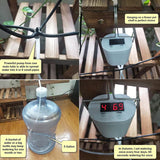 2/4/8 Head Automatic Watering Pump Controller Flowers Plants Home Sprinkler Drip Irrigation Device Pump Timer System Garden Tool BATACHARLY