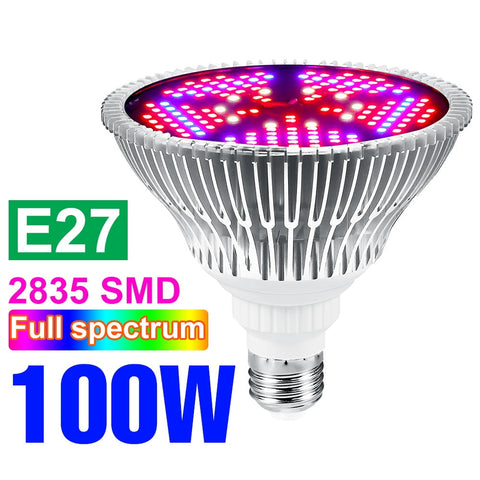 220V LED Grow Bulb Full Spectrum Plant Light E27 Phyto Lamp E14  Fitolamp For Greenhouse Hydroponic Flowers Seedlings Phytolamp BATACHARLY