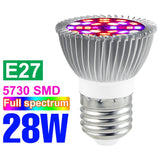 220V LED Grow Bulb Full Spectrum Plant Light E27 Phyto Lamp E14  Fitolamp For Greenhouse Hydroponic Flowers Seedlings Phytolamp BATACHARLY