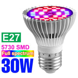 220V LED Grow Bulb Full Spectrum Plant Light E27 Phyto Lamp E14  Fitolamp For Greenhouse Hydroponic Flowers Seedlings Phytolamp BATACHARLY