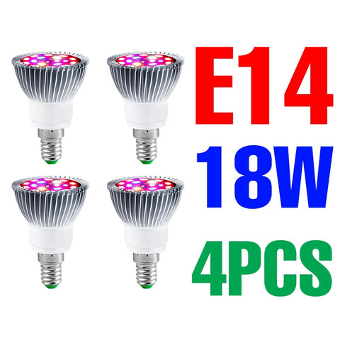 220V LED Grow Bulb Full Spectrum Plant Light E27 Phyto Lamp E14  Fitolamp For Greenhouse Hydroponic Flowers Seedlings Phytolamp BATACHARLY